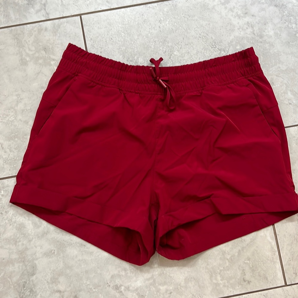 Red shorts near new sz Large